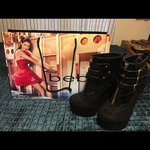 Bebe boot wedges
